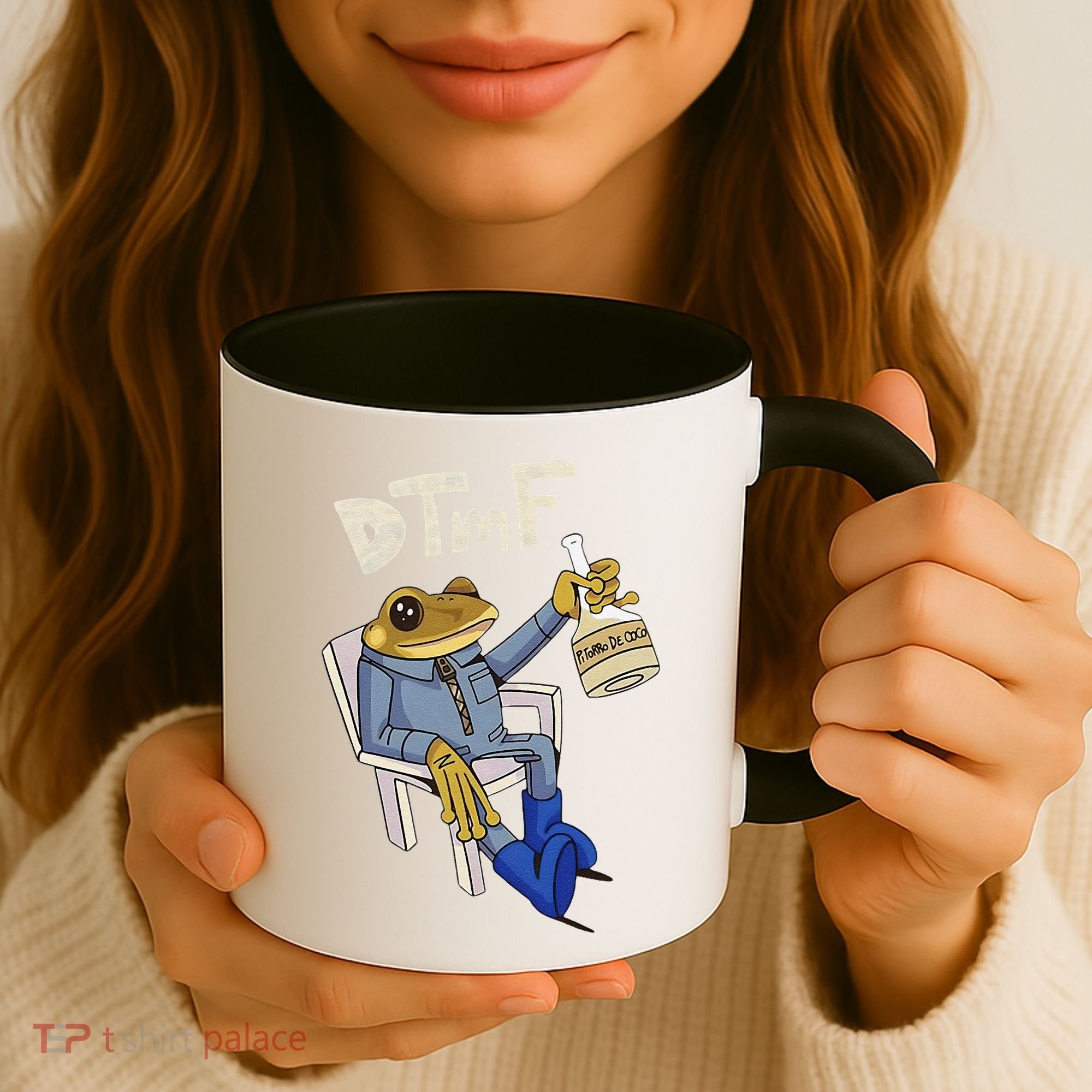 Dtmf Frog Puerto Rico Coffee Mug