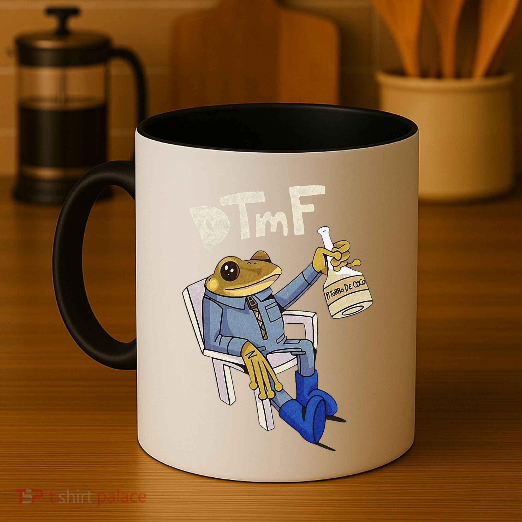 Dtmf Frog Puerto Rico Coffee Mug