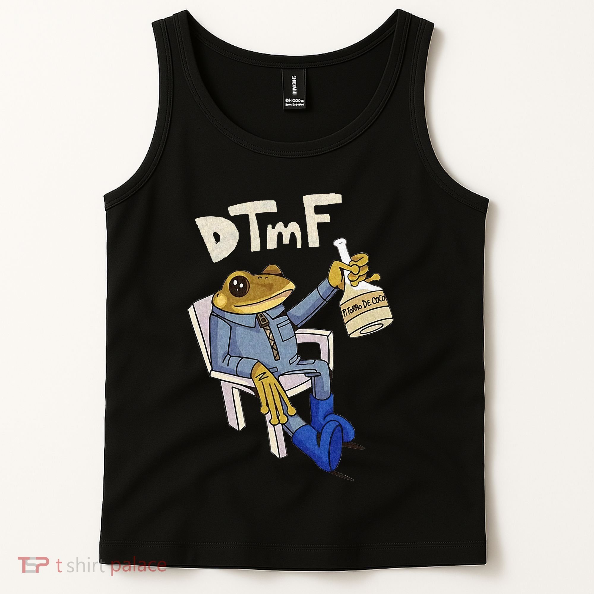 Dtmf Frog Puerto Rico Tank Top
