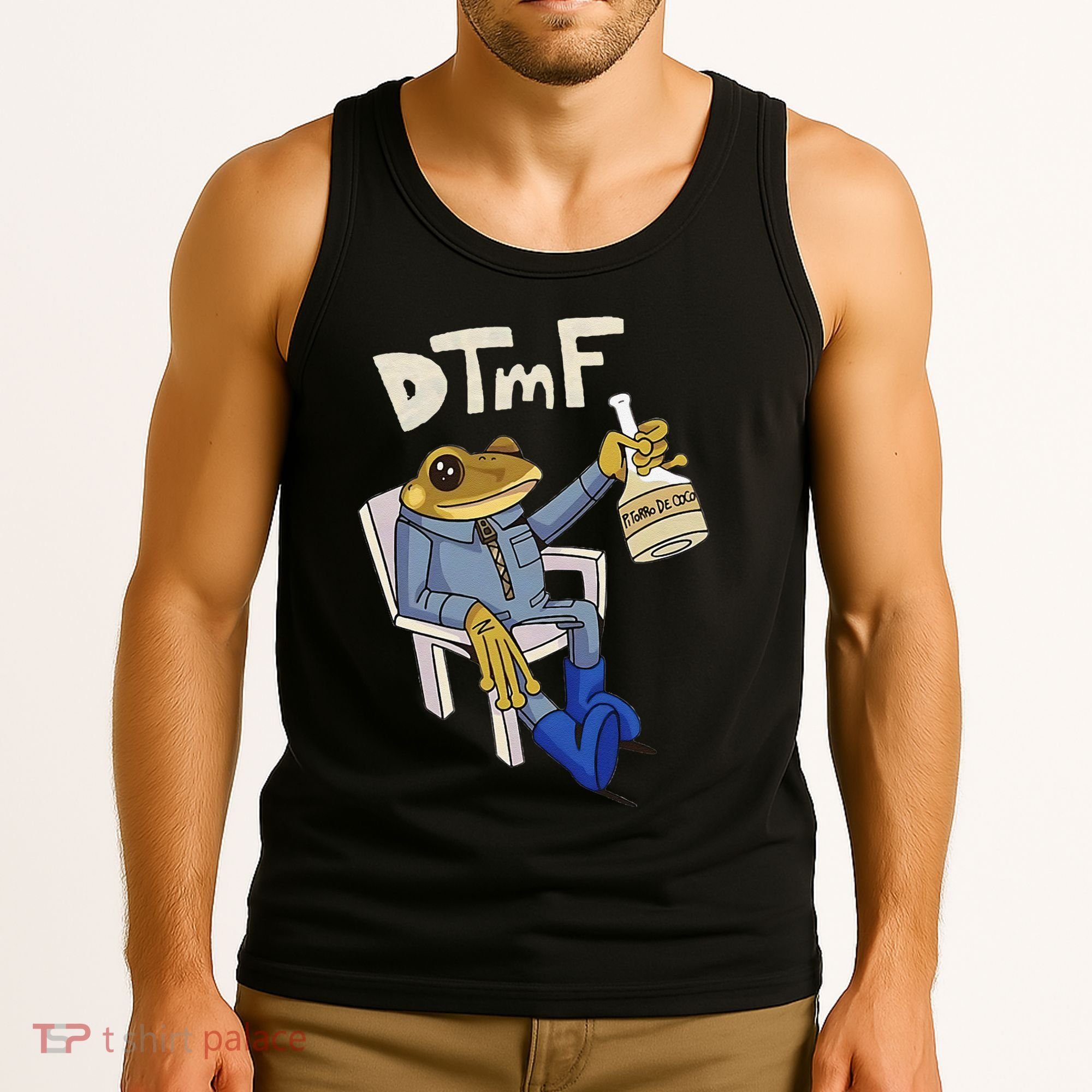 Dtmf Frog Puerto Rico Tank Top