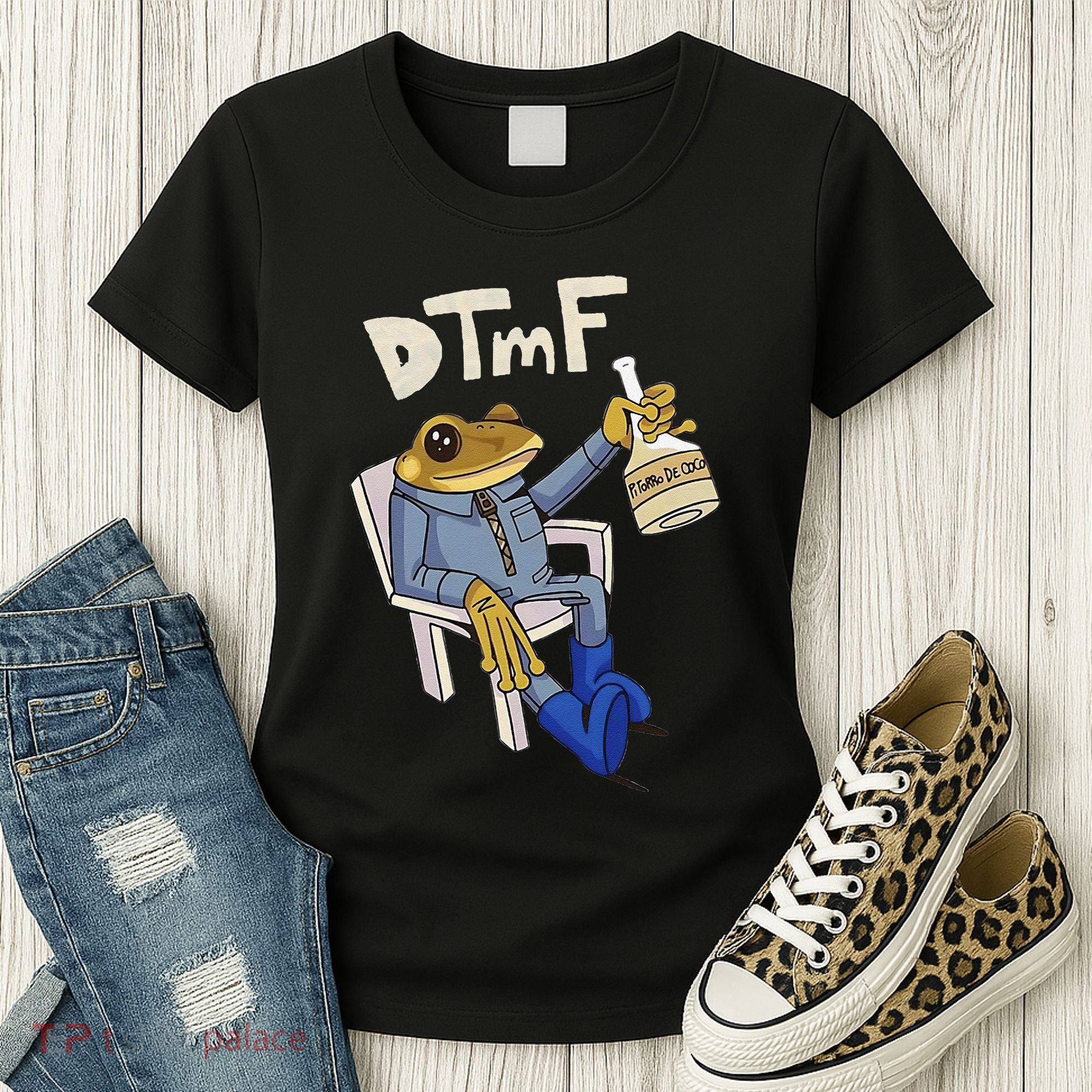 Dtmf Frog Puerto Rico Women's T-Shirt