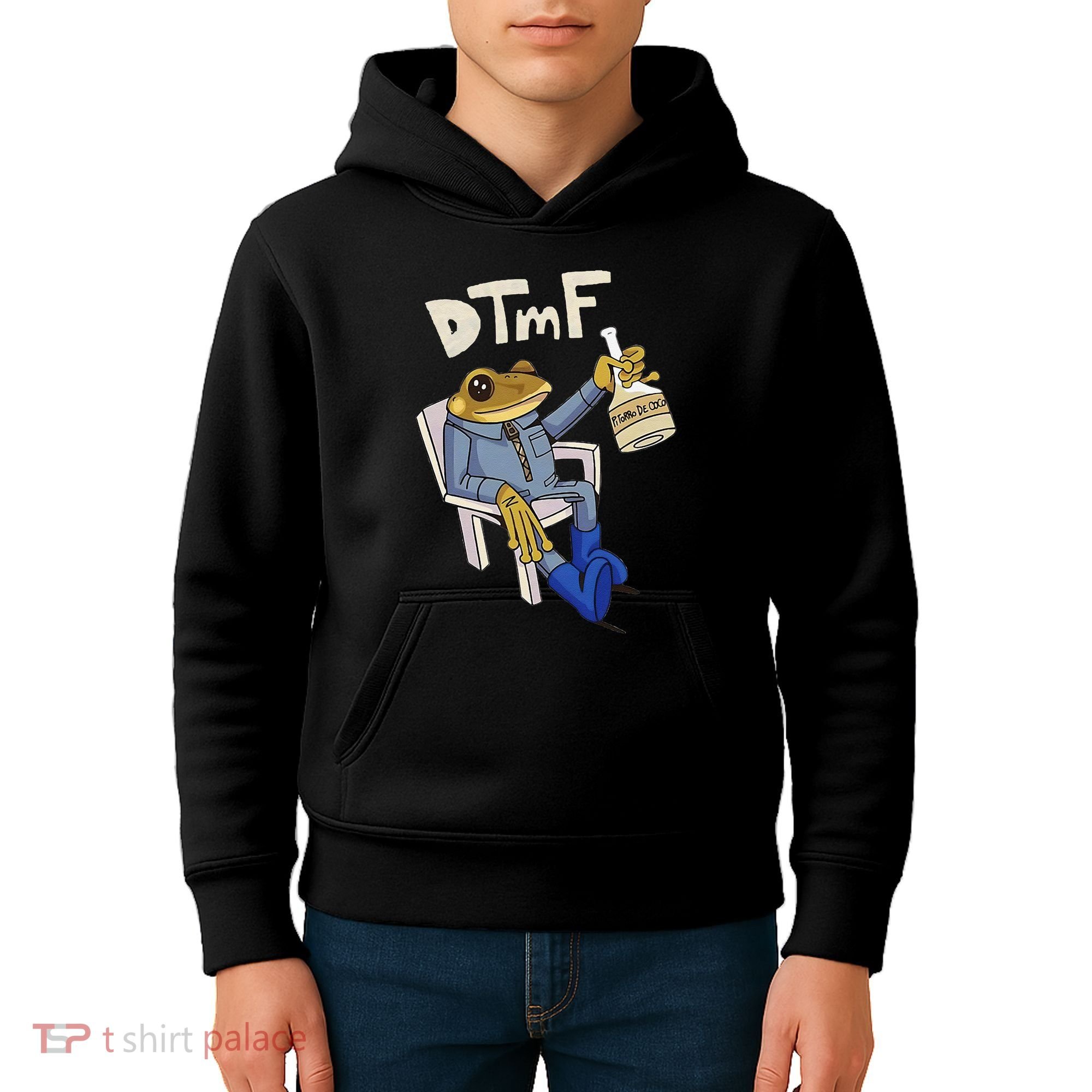Dtmf Frog Puerto Rico Kids Hoodie