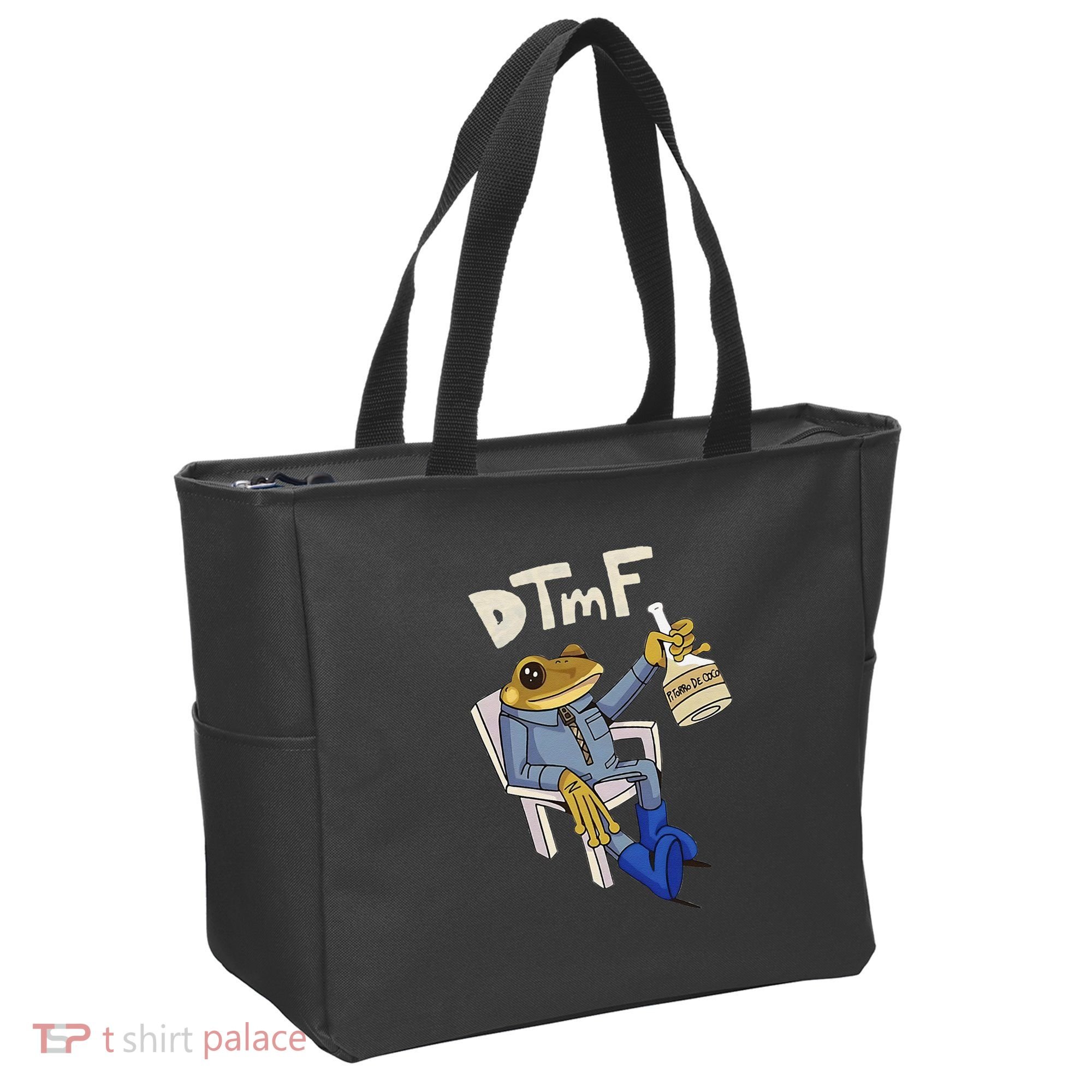 Dtmf Frog Puerto Rico Tote Bag