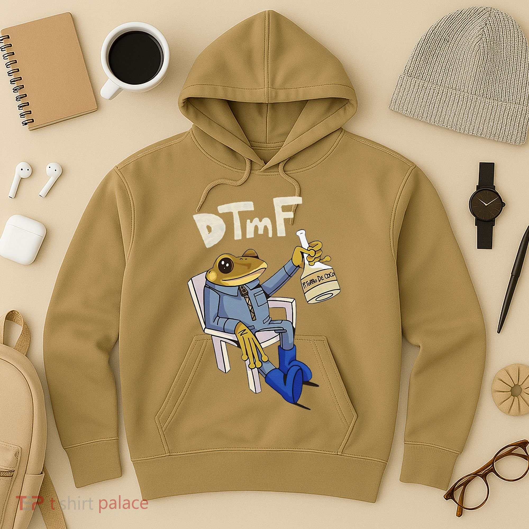 Dtmf Frog Puerto Rico Hoodie