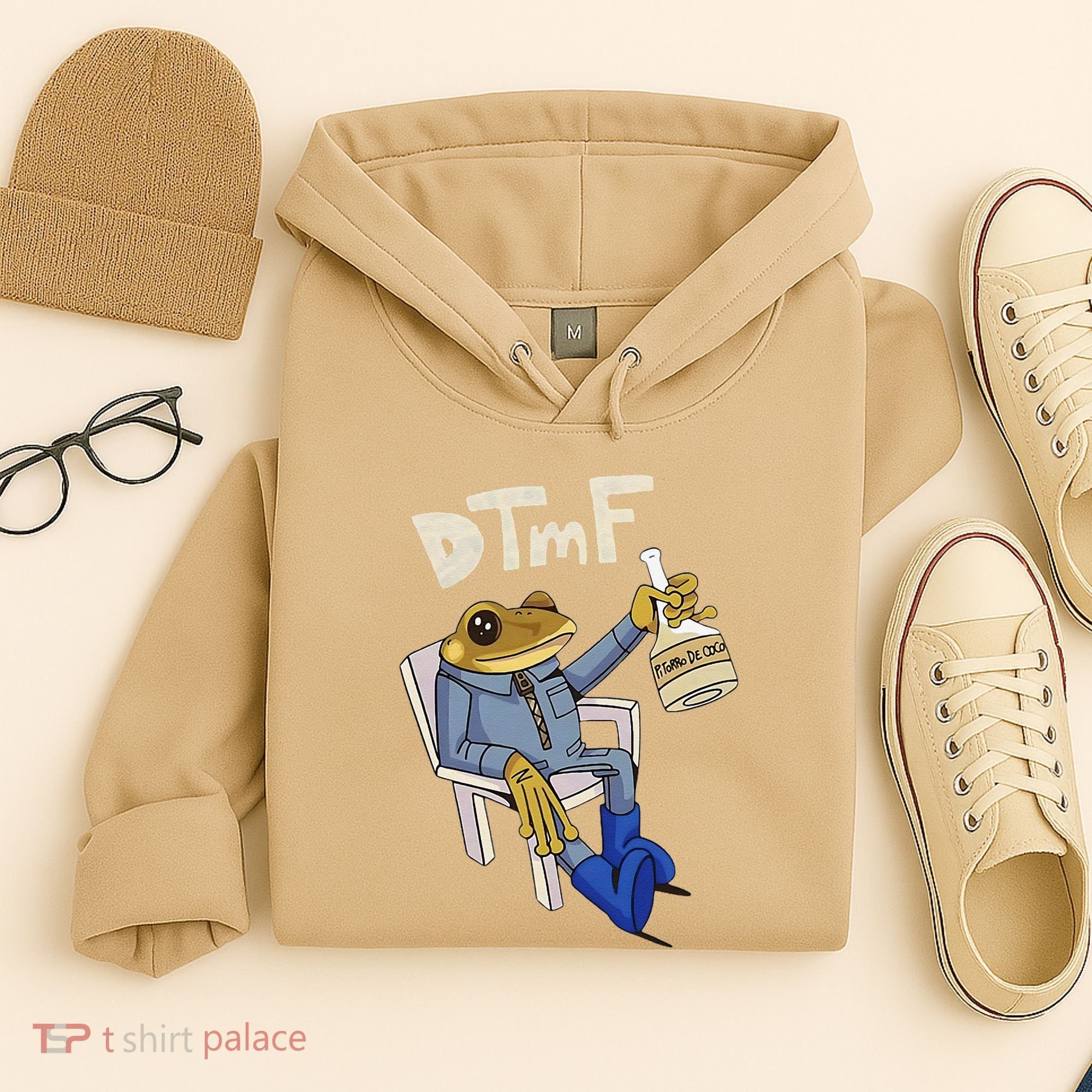 Dtmf Frog Puerto Rico Hoodie