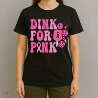 Dink For P.I.N.K. Breast Cancer Awareness Pickleball T-Shirt thumb 4