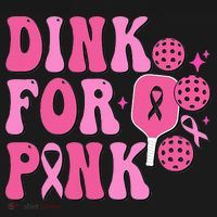 Dink For P.I.N.K. Breast Cancer Awareness Pickleball Coaster thumb 2