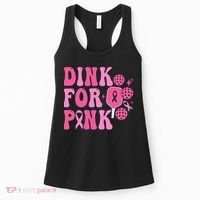 Dink For P.I.N.K. Breast Cancer Awareness Pickleball Women's Tank Top thumb 0