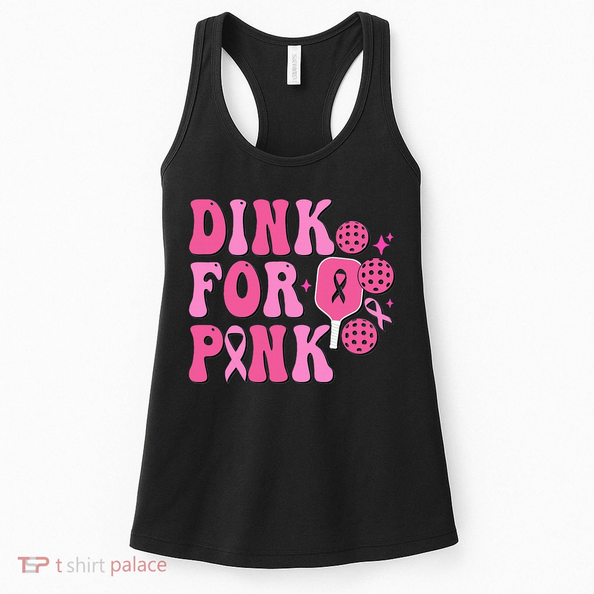 Dink For P.I.N.K. Breast Cancer Awareness Pickleball Women's Tank Top