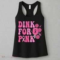 Dink For P.I.N.K. Breast Cancer Awareness Pickleball Women's Tank Top thumb 3