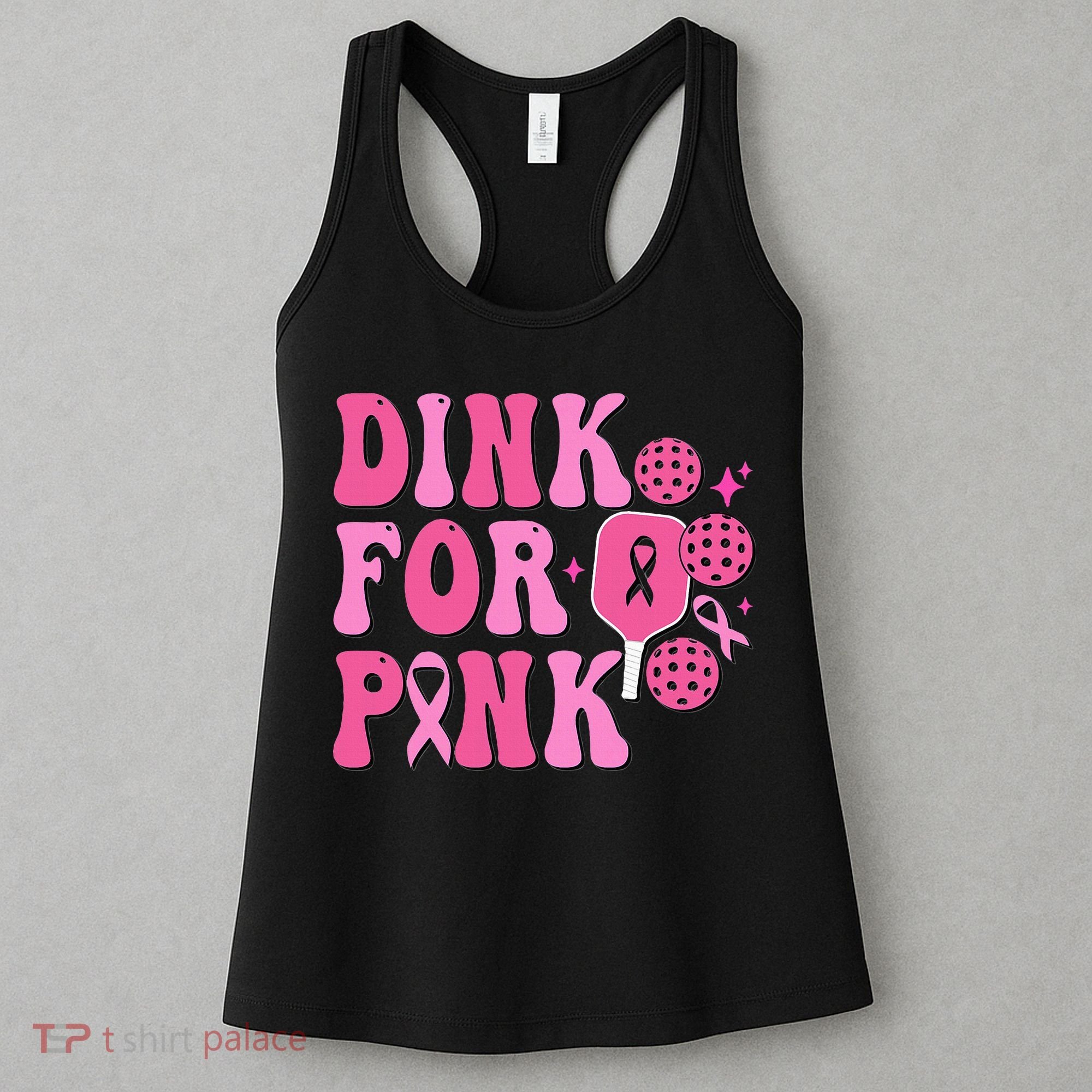 Dink For P.I.N.K. Breast Cancer Awareness Pickleball Women's Tank Top