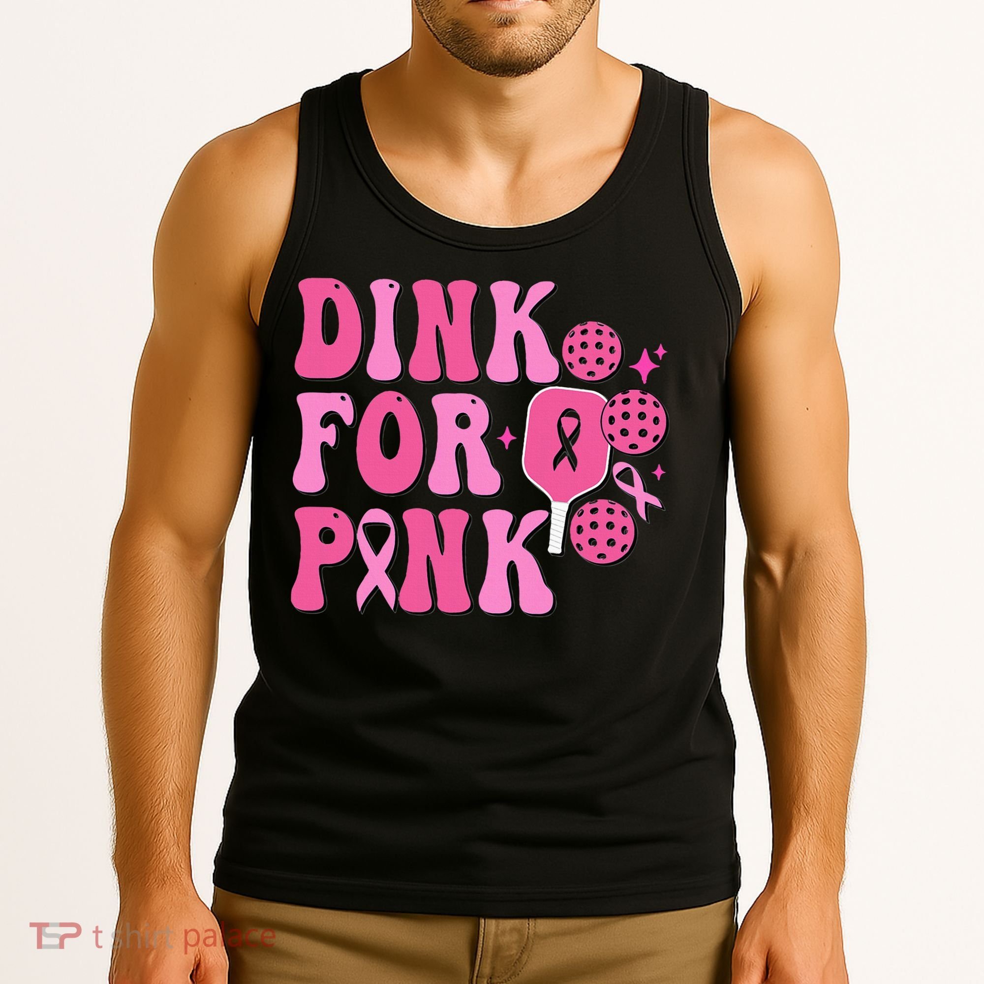 Dink For P.I.N.K. Breast Cancer Awareness Pickleball Tank Top
