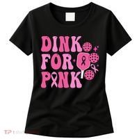 Dink For P.I.N.K. Breast Cancer Awareness Pickleball Women's T-Shirt thumb 0