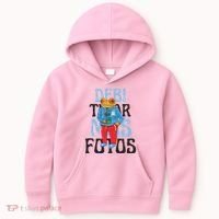 Dtmf Frog Puerto Rico Kids Hoodie thumb 0