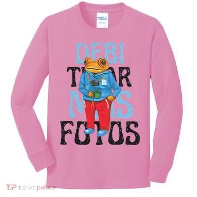 Dtmf Frog Puerto Rico Kids Long Sleeve Shirt