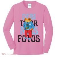 Dtmf Frog Puerto Rico Kids Long Sleeve Shirt thumb 0
