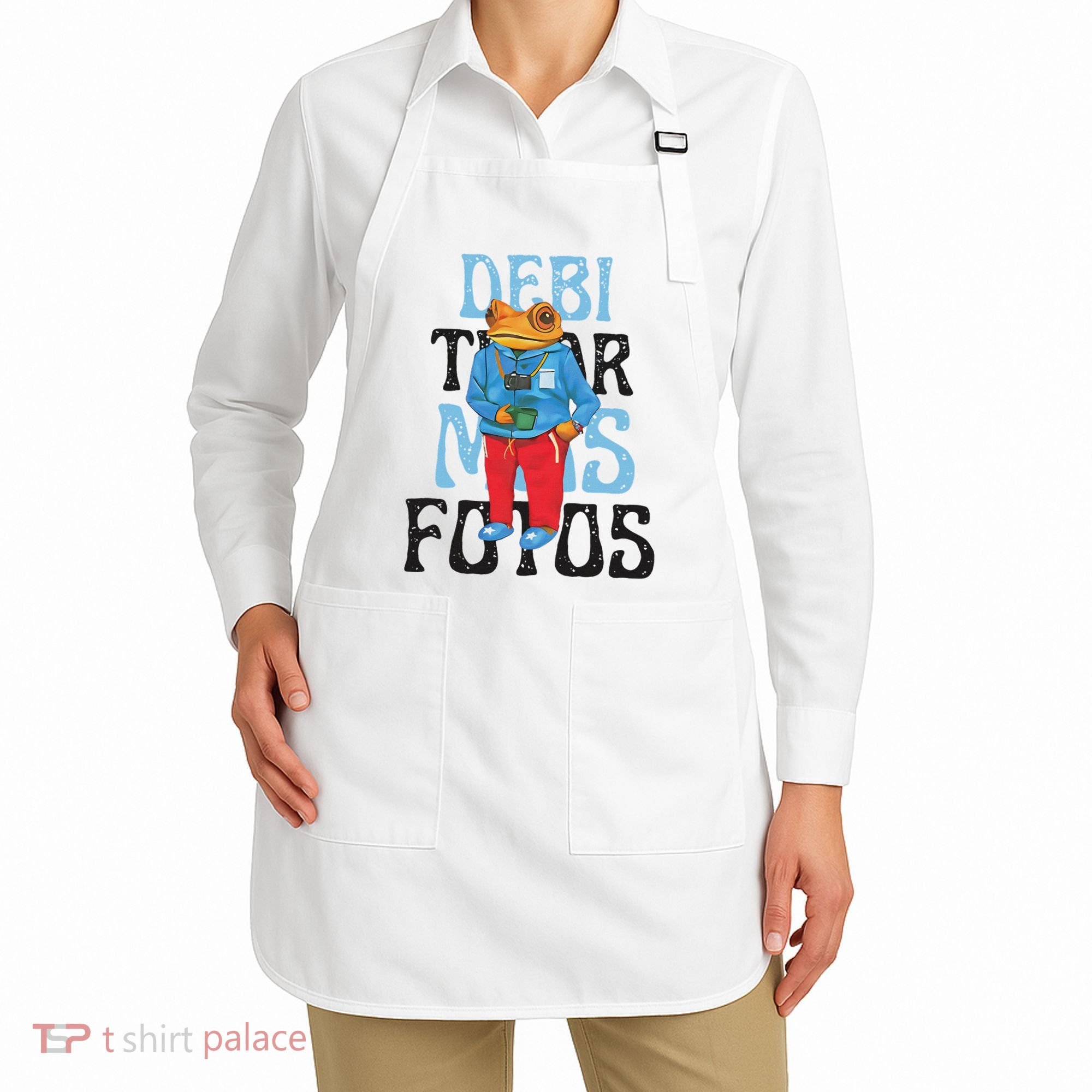 Dtmf Frog Puerto Rico Apron