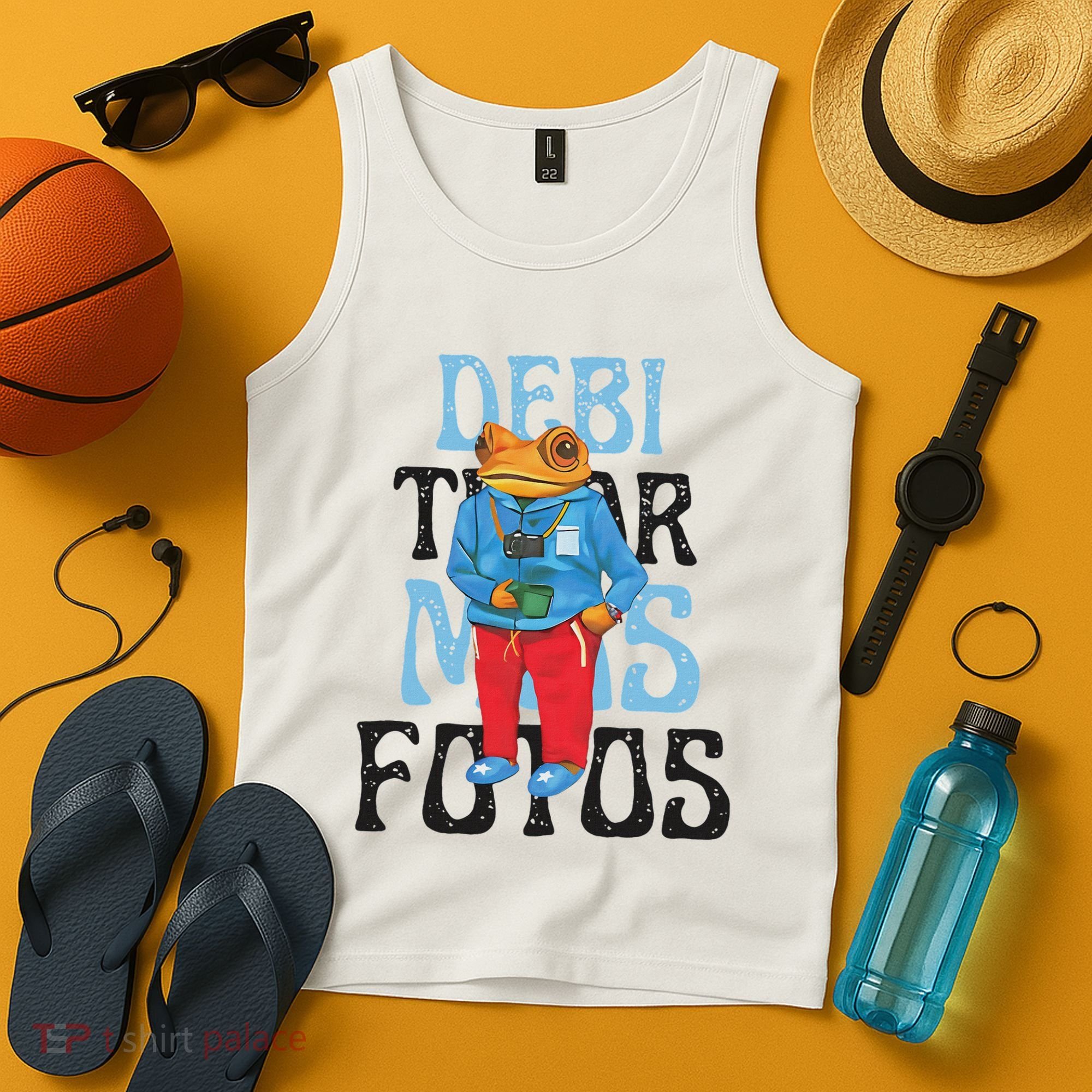 Dtmf Frog Puerto Rico Tank Top