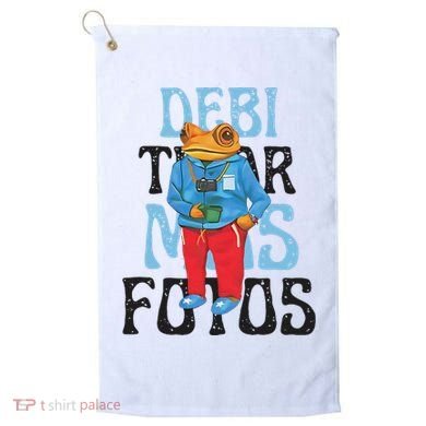 Dtmf Frog Puerto Rico Golf Towel