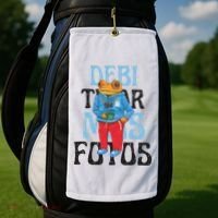 Dtmf Frog Puerto Rico Golf Towel thumb 2