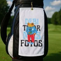 Dtmf Frog Puerto Rico Golf Towel thumb 2