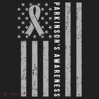 Disease Flag Parkinsons Awareness Ribbon Gray Beanie thumb 2