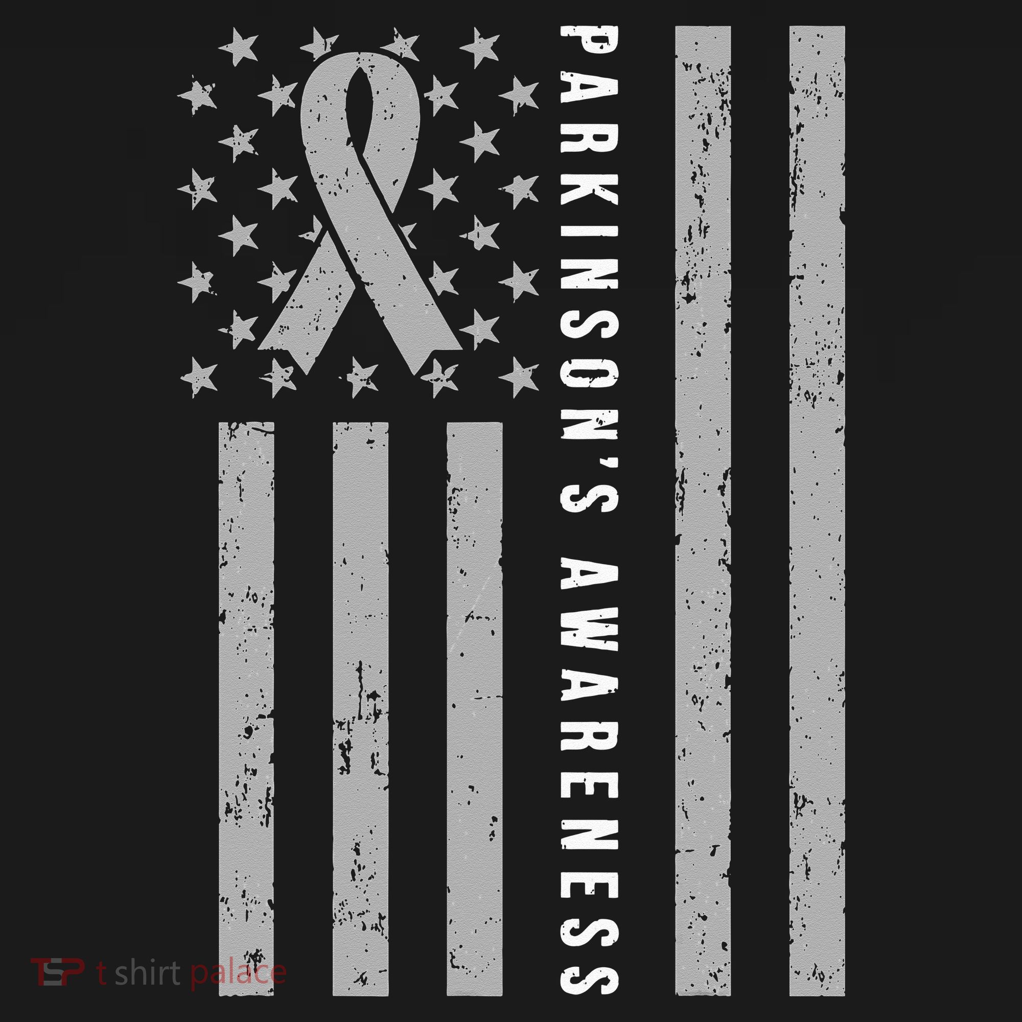 Disease Flag Parkinsons Awareness Ribbon Gray Visor