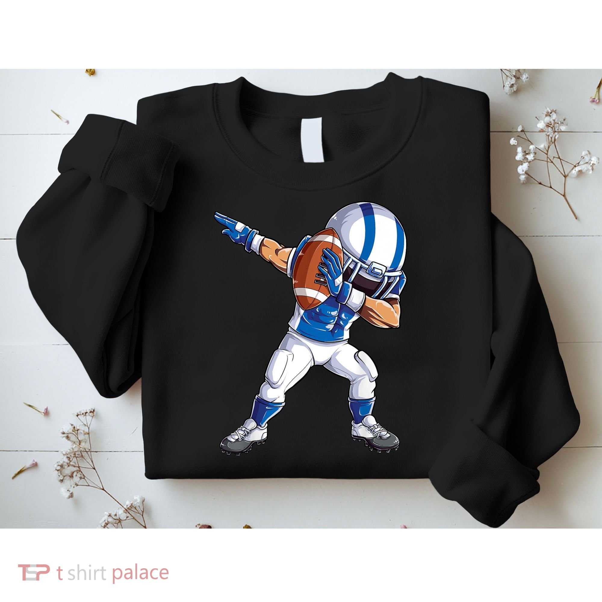 Dabbing Football Player Boys Men Sports Funny Dab Dance TShirt Sweatshirt