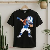 Dabbing Football Player Boys Men Sports Funny Dab Dance TShirt T-Shirt thumb 2