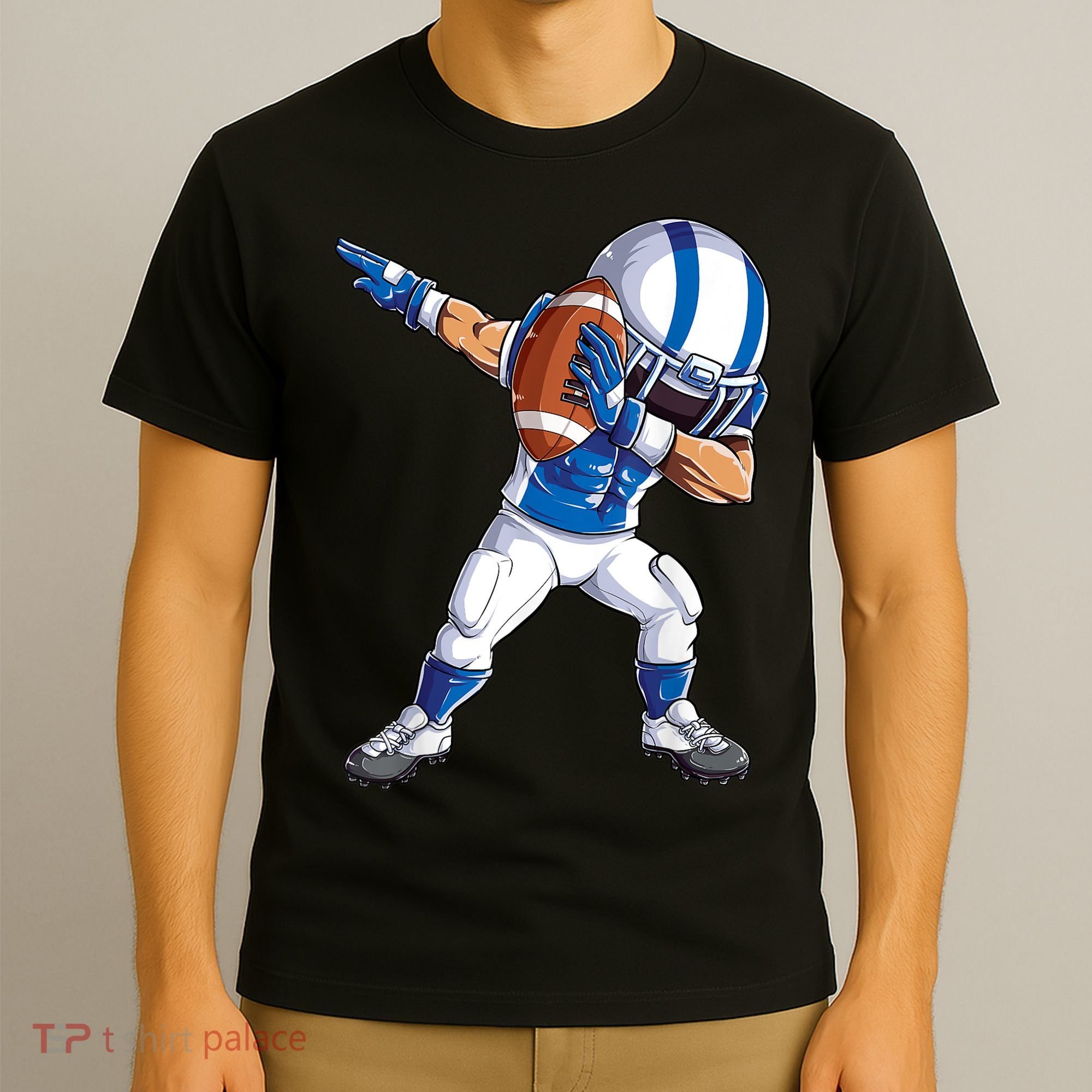 Dabbing Football Player Boys Men Sports Funny Dab Dance TShirt T-Shirt