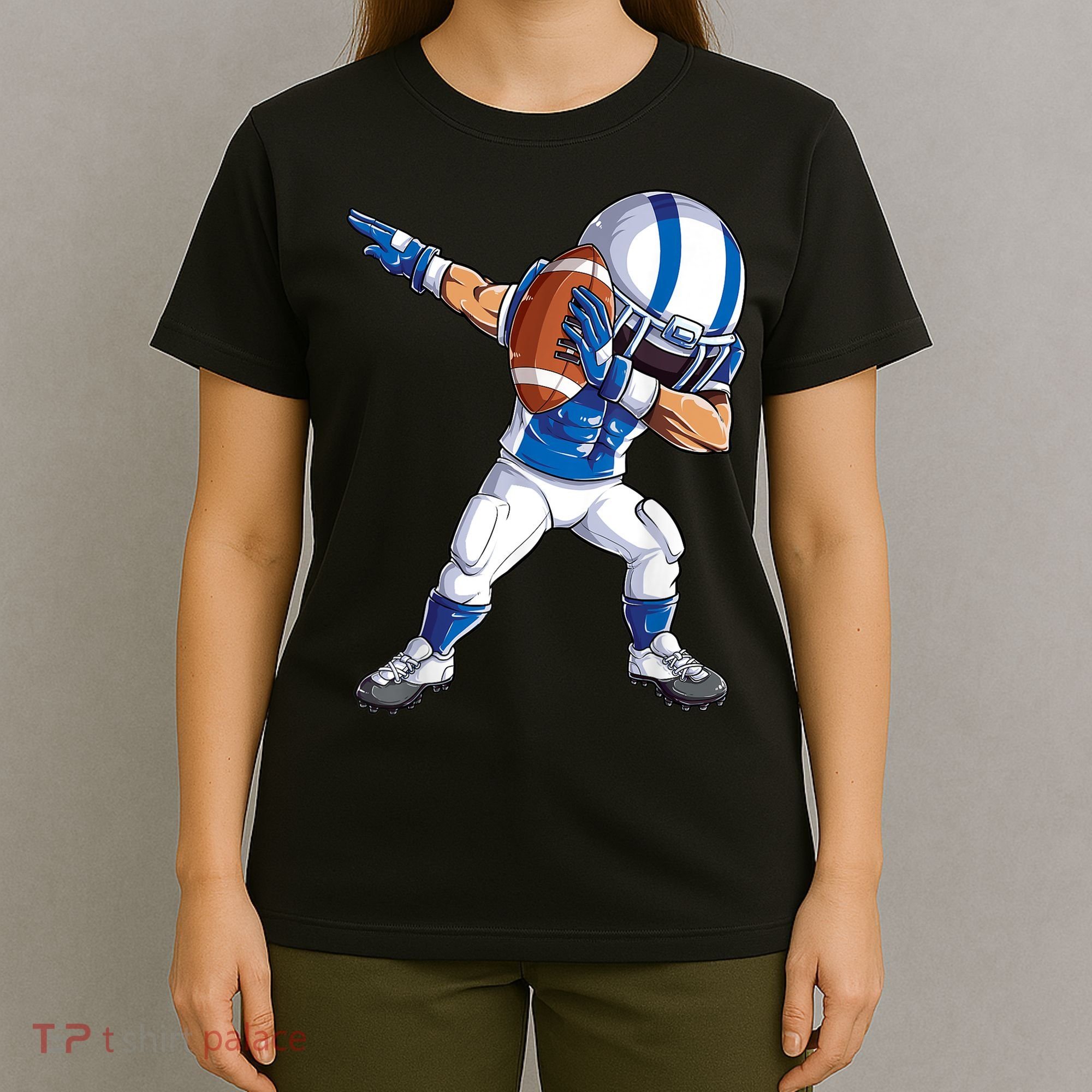 Dabbing Football Player Boys Men Sports Funny Dab Dance TShirt T-Shirt