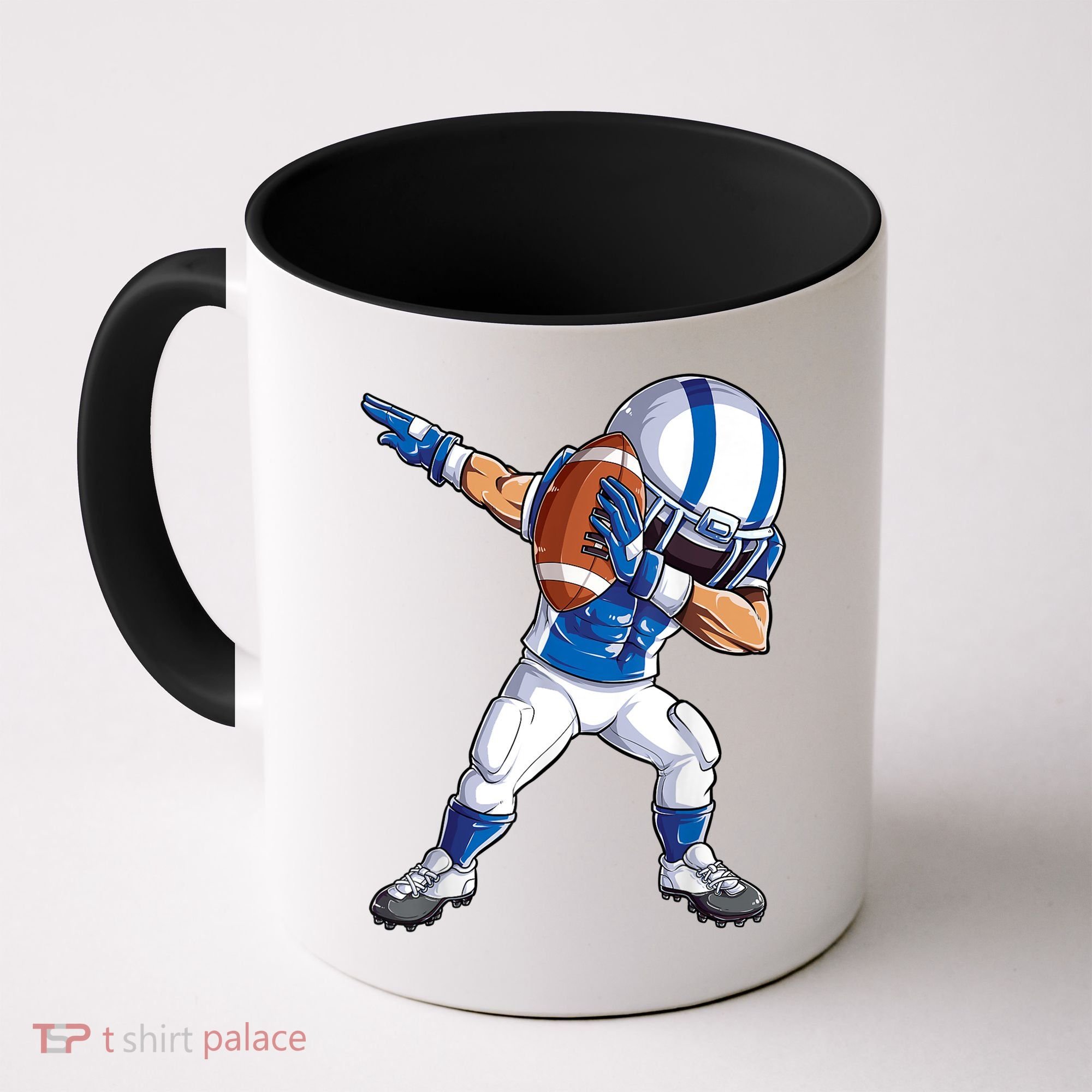 Dabbing Football Player Boys Men Sports Funny Dab Dance TShirt Coffee Mug