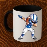 Dabbing Football Player Boys Men Sports Funny Dab Dance TShirt Coffee Mug thumb 2