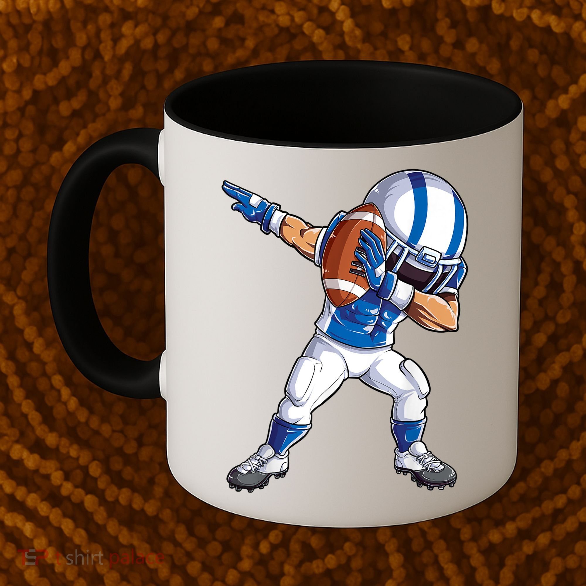 Dabbing Football Player Boys Men Sports Funny Dab Dance TShirt Coffee Mug