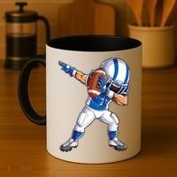 Dabbing Football Player Boys Men Sports Funny Dab Dance TShirt Coffee Mug thumb 4