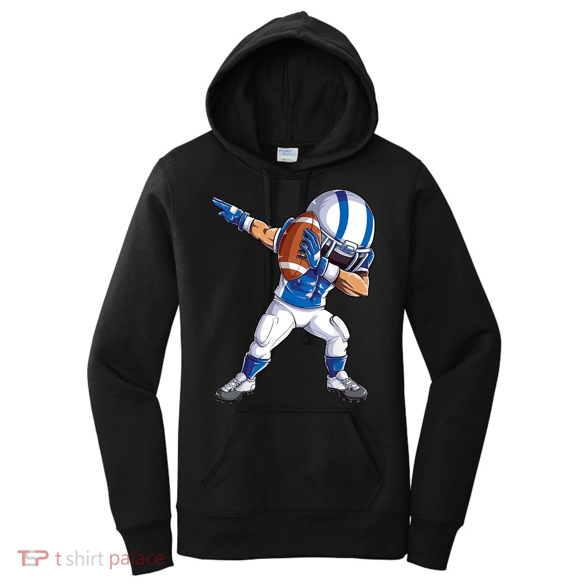 Dabbing Football Player Boys Men Sports Funny Dab Dance TShirt Women's Hoodie