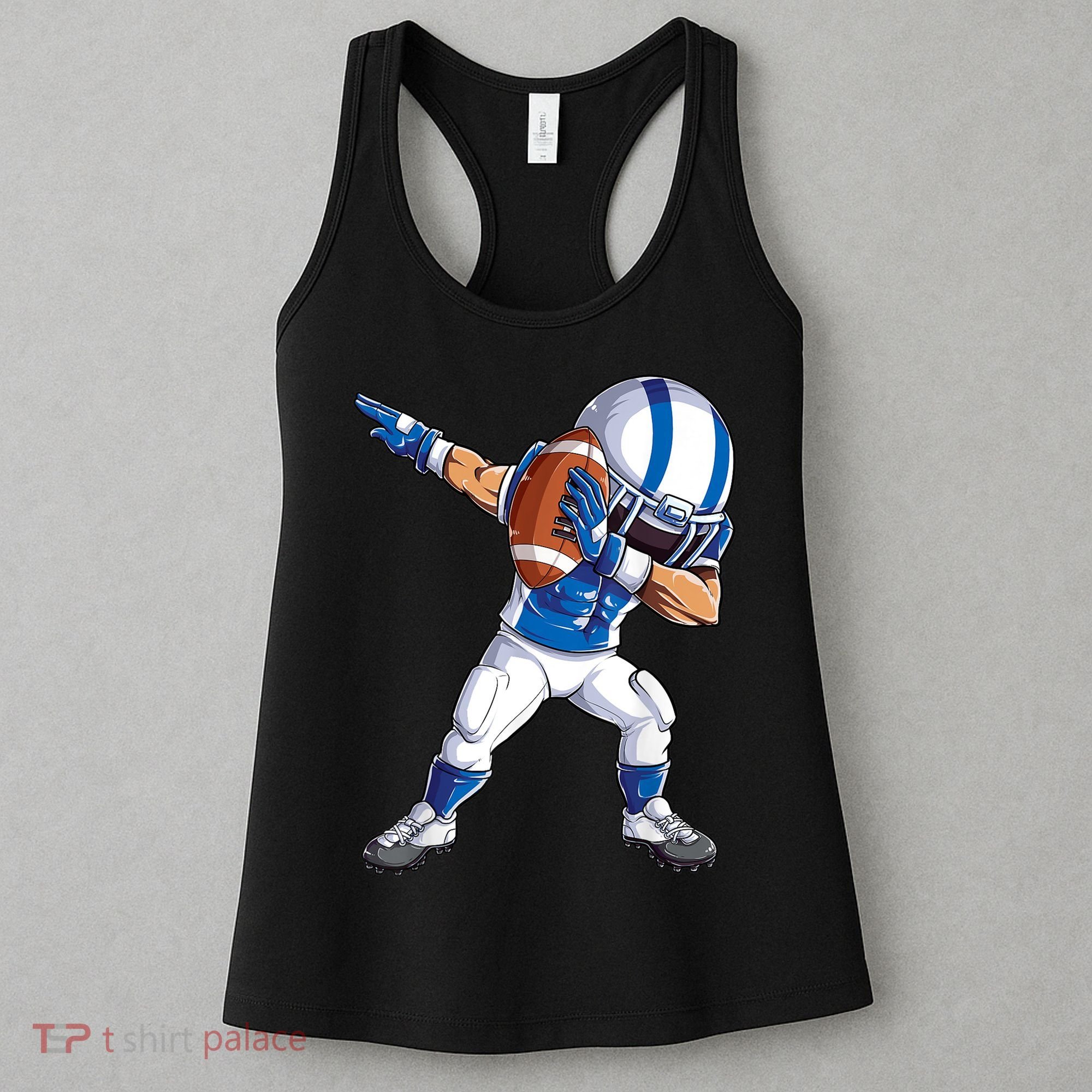 Dabbing Football Player Boys Men Sports Funny Dab Dance TShirt Women's Tank Top