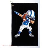 Dabbing Football Player Boys Men Sports Funny Dab Dance TShirt Golf Towel thumb 0