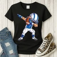 Dabbing Football Player Boys Men Sports Funny Dab Dance TShirt Women's T-Shirt thumb 3