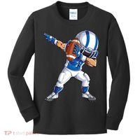 Dabbing Football Player Boys Men Sports Funny Dab Dance TShirt Kids Long Sleeve Shirt thumb 0