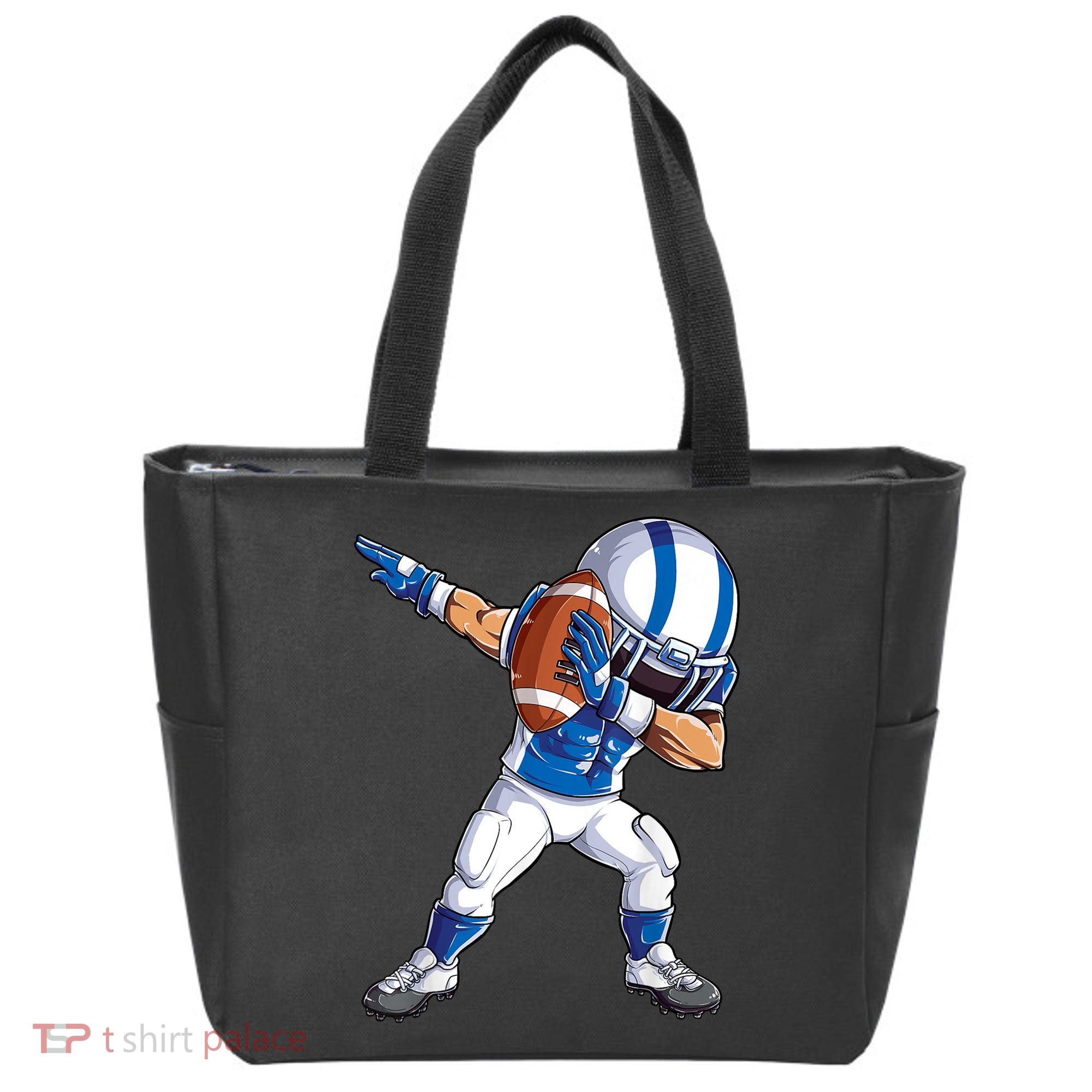 Dabbing Football Player Boys Men Sports Funny Dab Dance TShirt Tote Bag