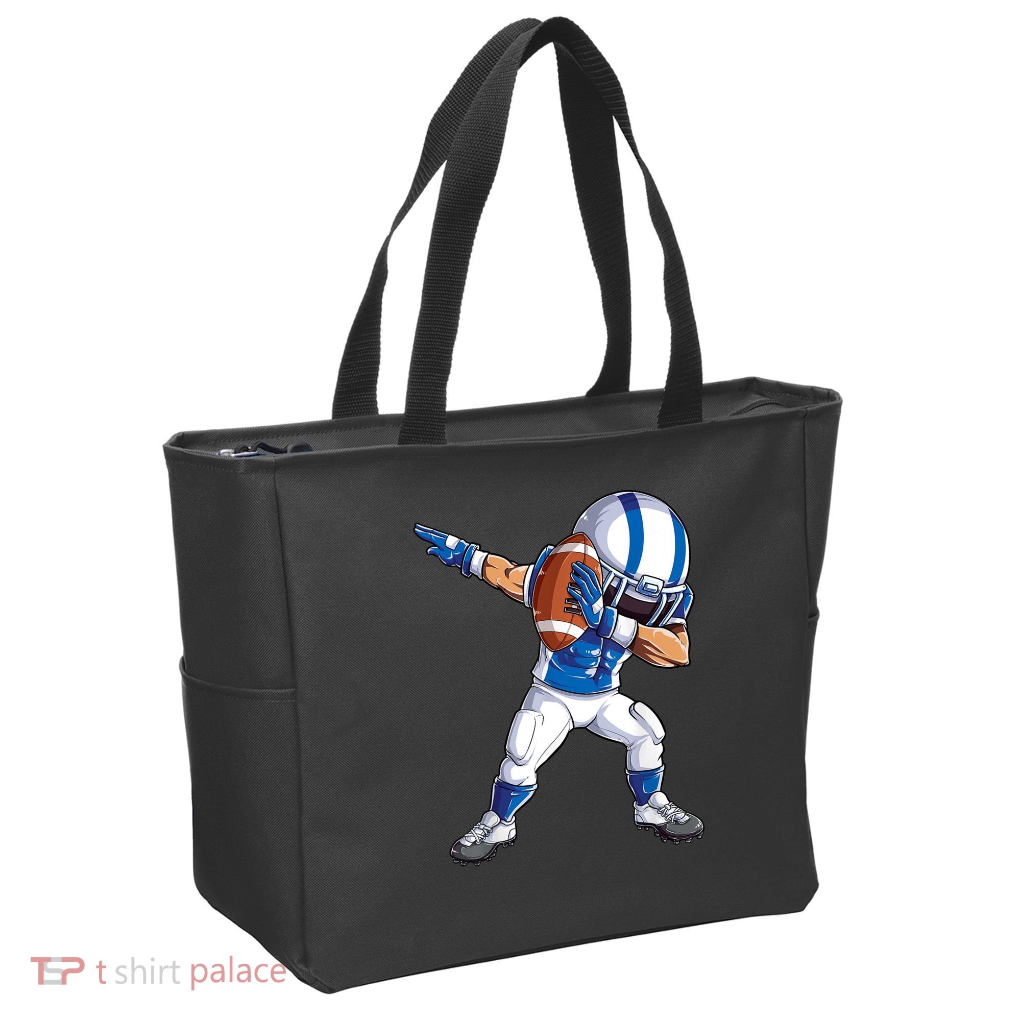 Dabbing Football Player Boys Men Sports Funny Dab Dance TShirt Tote Bag