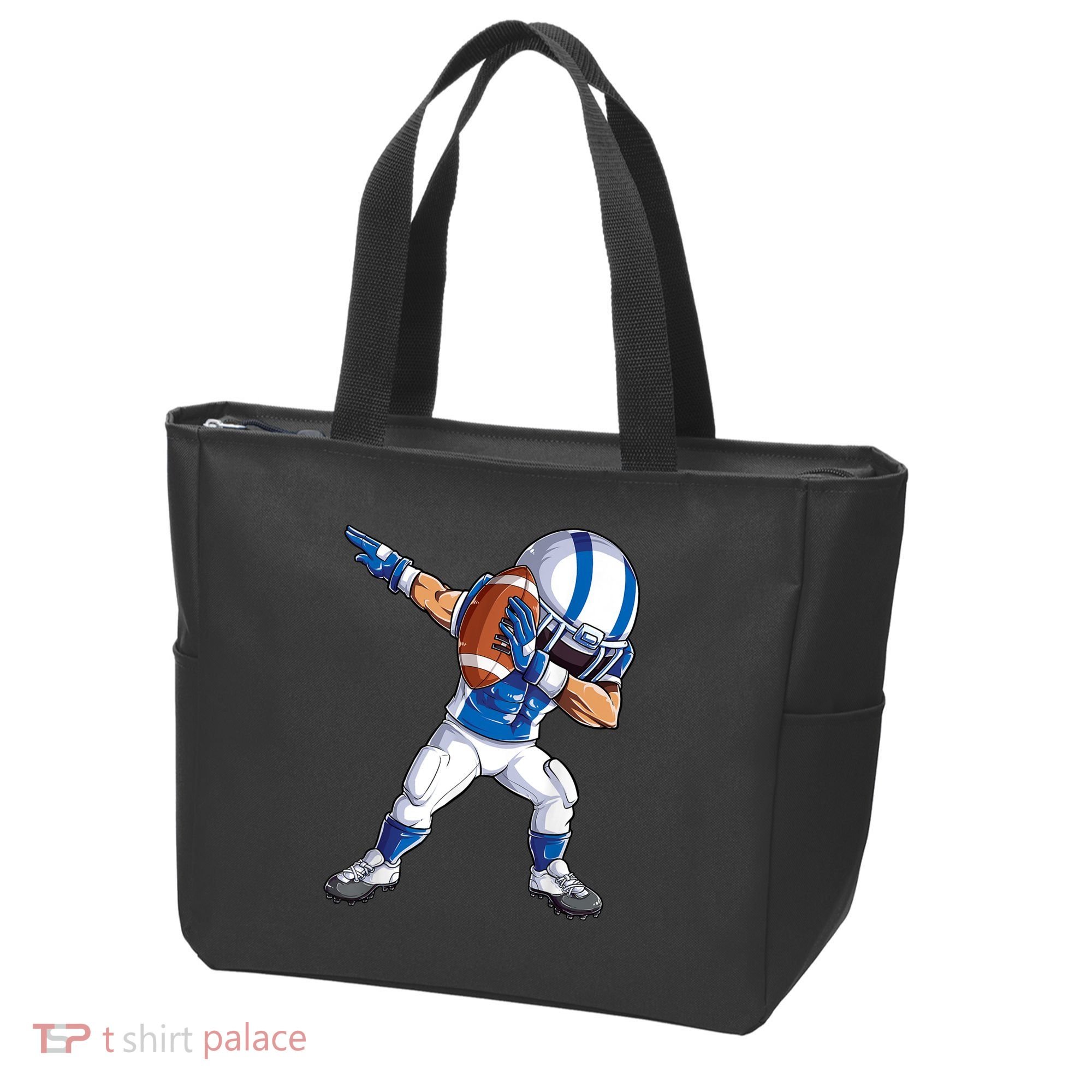 Dabbing Football Player Boys Men Sports Funny Dab Dance TShirt Tote Bag