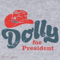 Dolly For President Women's Sweatshirt thumb 2