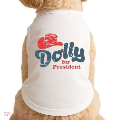 Dolly For President Doggie Tank