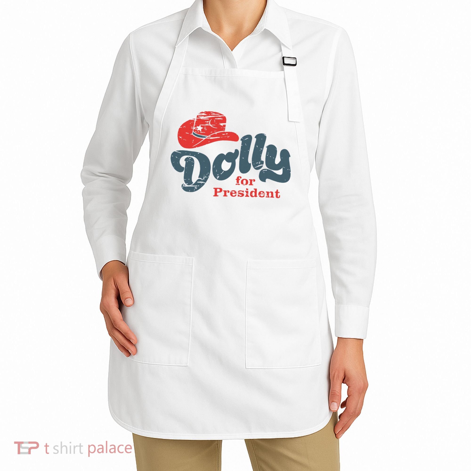 Dolly For President Apron