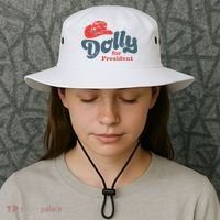 Dolly For President Bucket Hat thumb 3