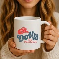 Dolly For President Coffee Mug thumb 3