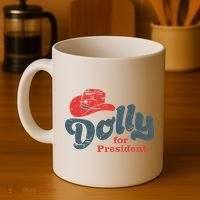 Dolly For President Coffee Mug thumb 4