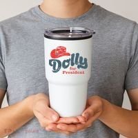 Dolly For President Tumbler thumb 2